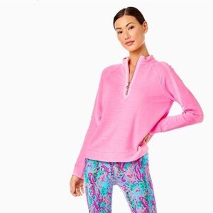 Lilly Pulitzer Pink Luxletic Pullover